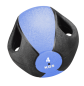 Preview: Esfera-Medizinball 4,0 kg, blau, mit zwei Griffen
