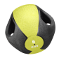Preview: Esfera-Medizinball 6,0 kg, gelb, mit zwei Griffen