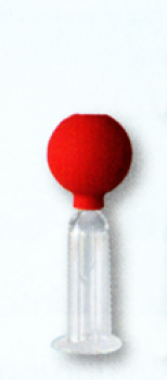 Massageglas, D 3,0 cm, H 9,0 cm, mit Ball