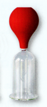 Massageglas, D 5,0 cm, H 11,0 cm, mit Ball
