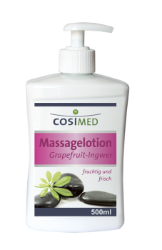 Massagelotion Grapefruit-Ingwer, 500 ml-Flasche, mit Dosierspender