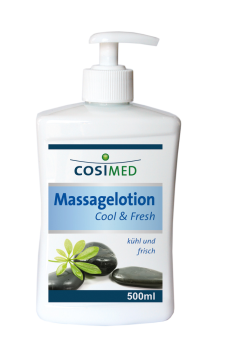Massagelotion Cool & Fresh, 500 ml-Flasche, mit Dosierspender