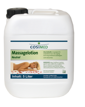 Massagelotion, neutral, 5 l