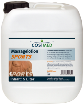 Massagelotion SPORTS, 5 l-Kanister