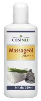 Massageöl Zitrone, 250 ml-Flasche