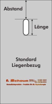 Nasenschlitz-Aussparung für Frottee-Stretch-Bezug, oval -Mehrpreis-