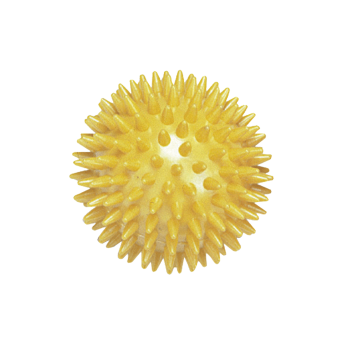 Igelball, Ø 8 cm, gelb
