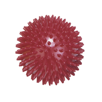 Igelball, Ø 9 cm, rot