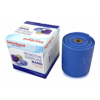 Sanctband Gymnastikband, 45 m-Vorratsrolle, blau