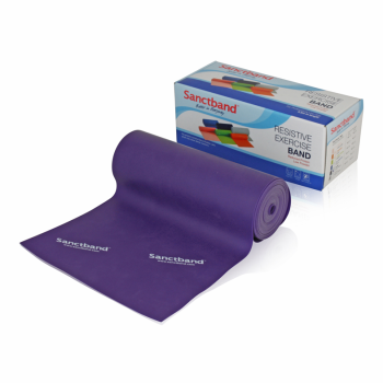 Sanctband Übungsband, 5,5m-Rolle, Breite 15 cm, extra stark, Farbe violett