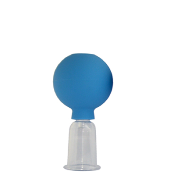 Acryl-Schröpfglas, D 2,6 cm, mit Ball
