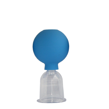 Acryl-Schröpfglas, D 3,5 cm, mit Ball