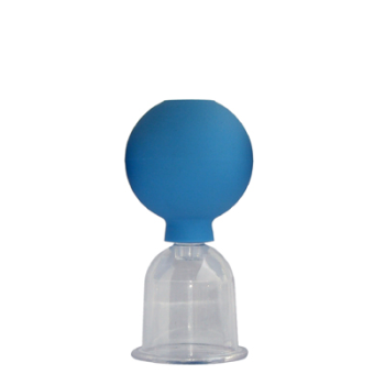 Acryl-Schröpfglas, D 4,0 cm, mit Ball