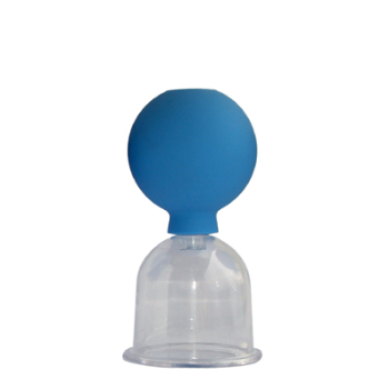 Acryl-Schröpfglas, D 4,8 cm, mit Ball