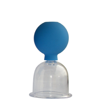 Acryl-Schröpfglas, D 6,0 cm, mit Ball