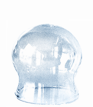 Schröpfglas, D 4,4 cm, dünnwandig