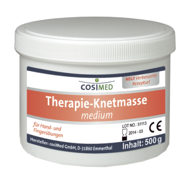 Therapieknete, 500 g., medium / mittel