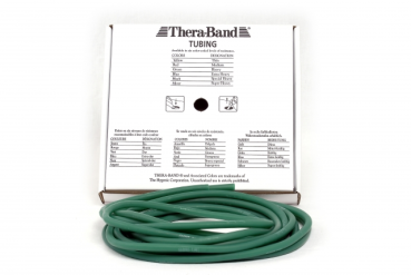 Original THERA-BAND Tubing, Rolle, ca. 7,5 m, grün (stark)