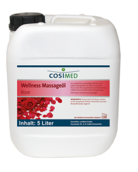 Wellness-Massageöl Rose, 5 l