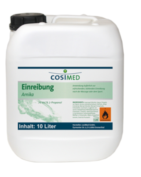 Arnika-Einreibung (mit 70 Vol.% 2-Propanol), 10 l