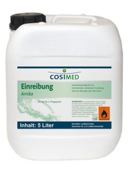 Arnika-Einreibung (mit 70 Vol.% 2-Propanol), 5 l