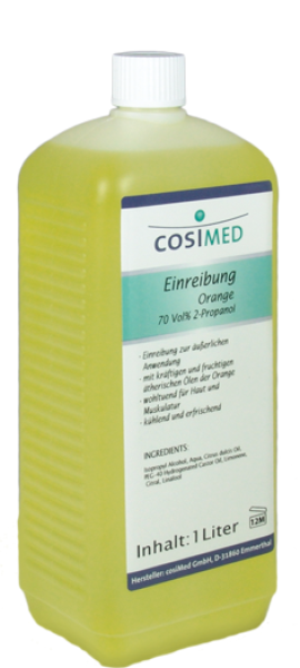 Orangen-Einreibung (mit 70 Vol.% 2-Propanol), 1 l