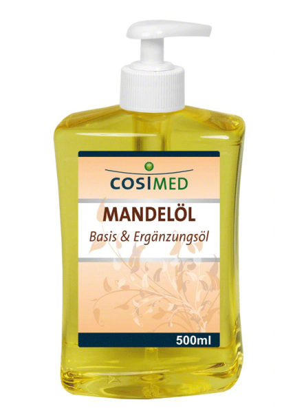 Mandelöl, raffiniert, 500 ml-Flasche, mit Dosierspender