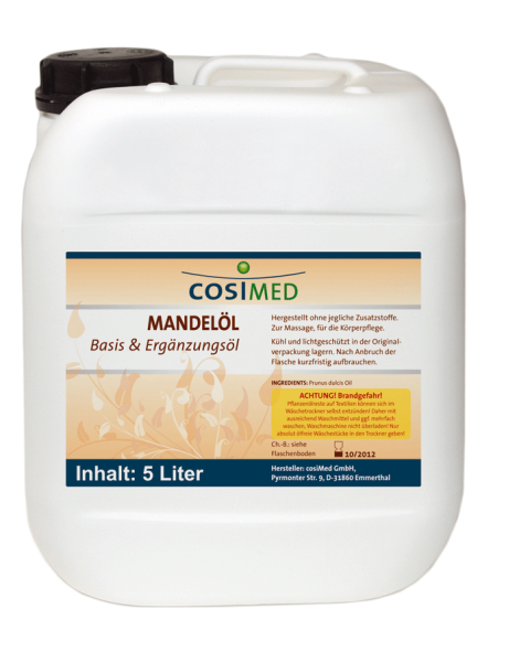 Mandelöl, raffiniert, 5 l-Kanister