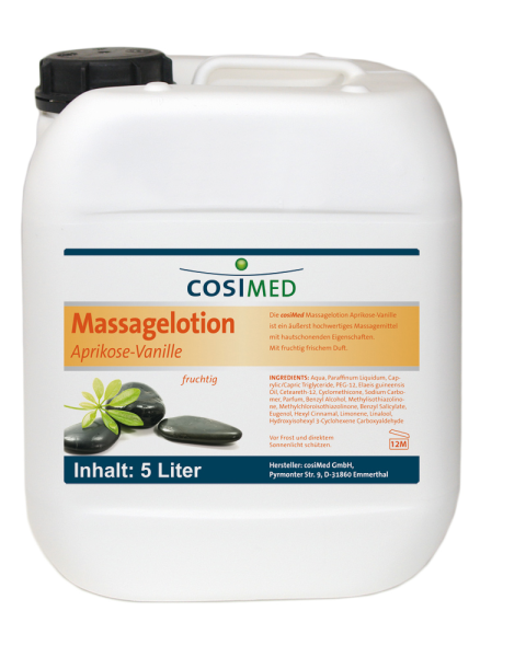 Massagelotion Aprikose-Vanille, 5 l-Kanister