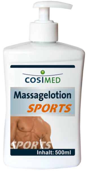 Massagelotion SPORTS , 500 ml-Flasche, mit Dosierspender