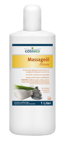 Massageöl Zitrone, 1 l