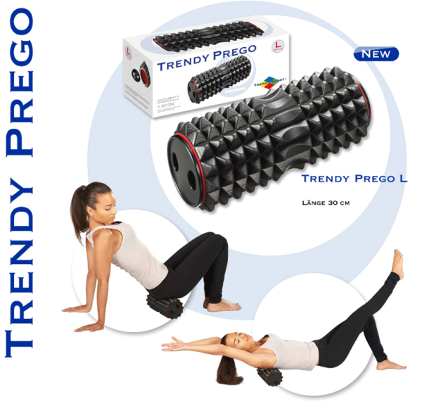 PREGO L - Massagerolle, ca. L 30 x D 15 cm, anthrazit