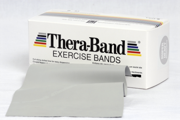 Original Thera-Band, Rolle à 5,5 m, silber (super stark)