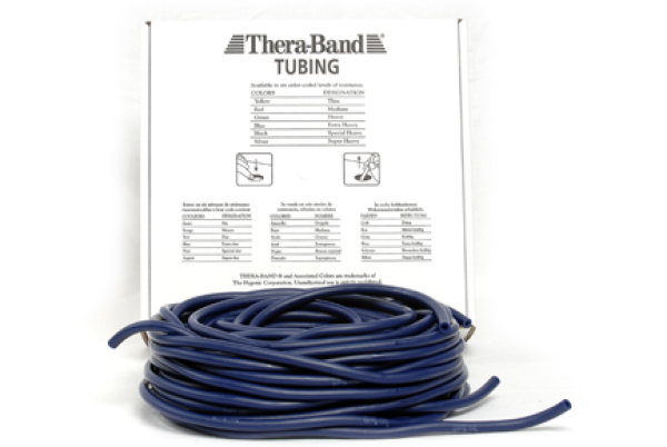 Original THERA-BAND Tubing, Vorratspackung, ca. 30,5 m, blau (extra stark)