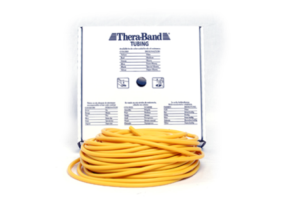 Original THERA-BAND Tubing, Vorratspackung, ca. 30,5 m, gelb (dünn)